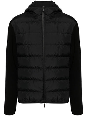 MONCLER Elegant Black Cardigan for Men