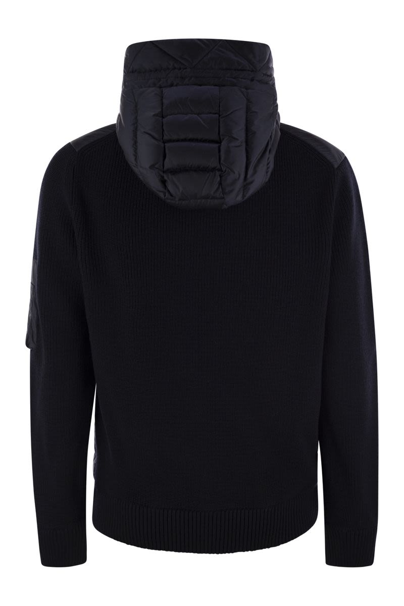 MONCLER Luxury Padded Zip-Up Hooded Cardigan