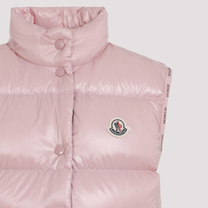 MONCLER Chic Pink Puffer Vest