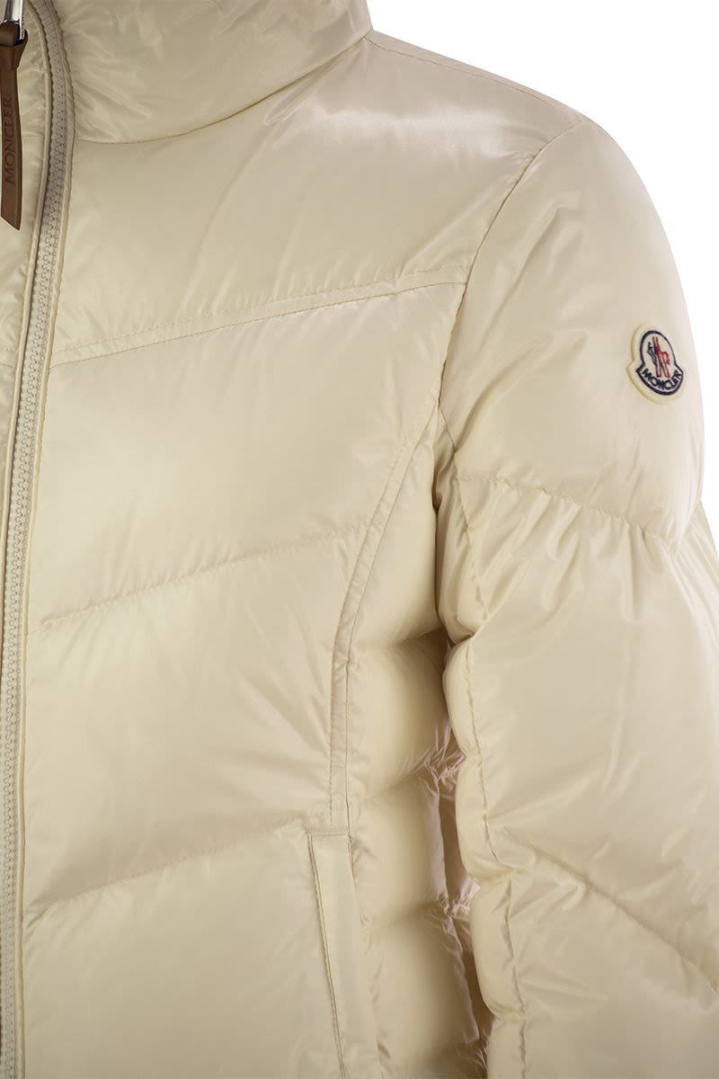 MONCLER Chic Mini Down Jacket with Flared Silhouette