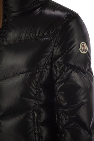 MONCLER Chic Mini Down Jacket with Flared Silhouette