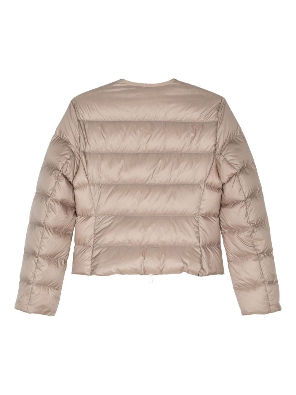 MONCLER Elegant Wool Mini Jacket with Nylon Lining