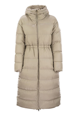 MONCLER Reversible Long Down Jacket