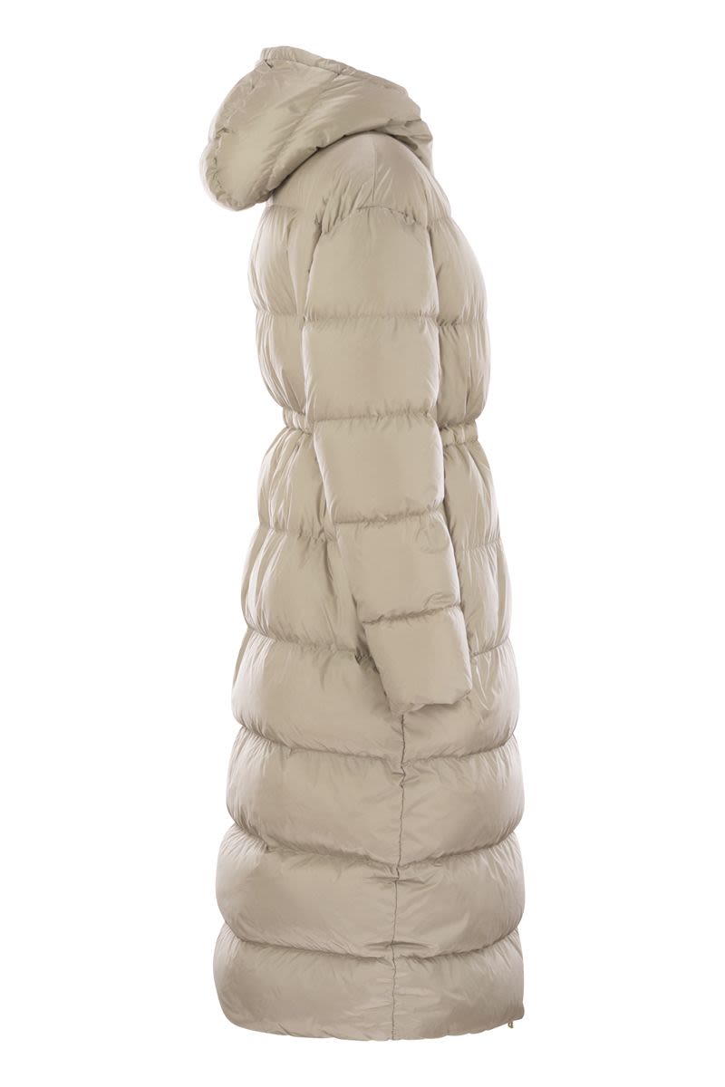 MONCLER Reversible Long Down Jacket