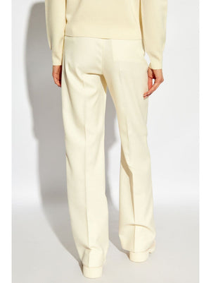 MONCLER Natural Camel Wide Pants for Women