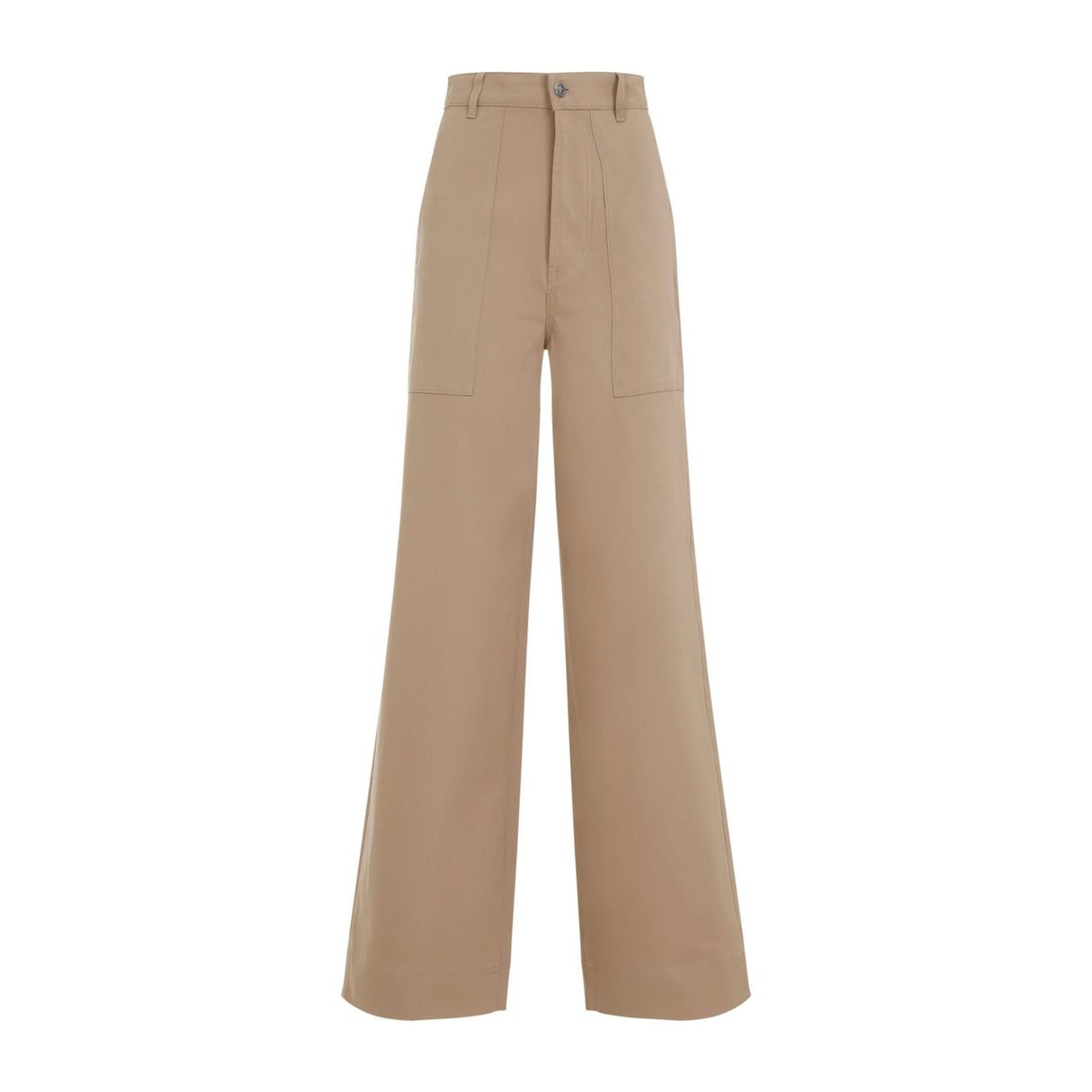 MONCLER Chic Cotton Blend Pants for Women - FW24 Collection