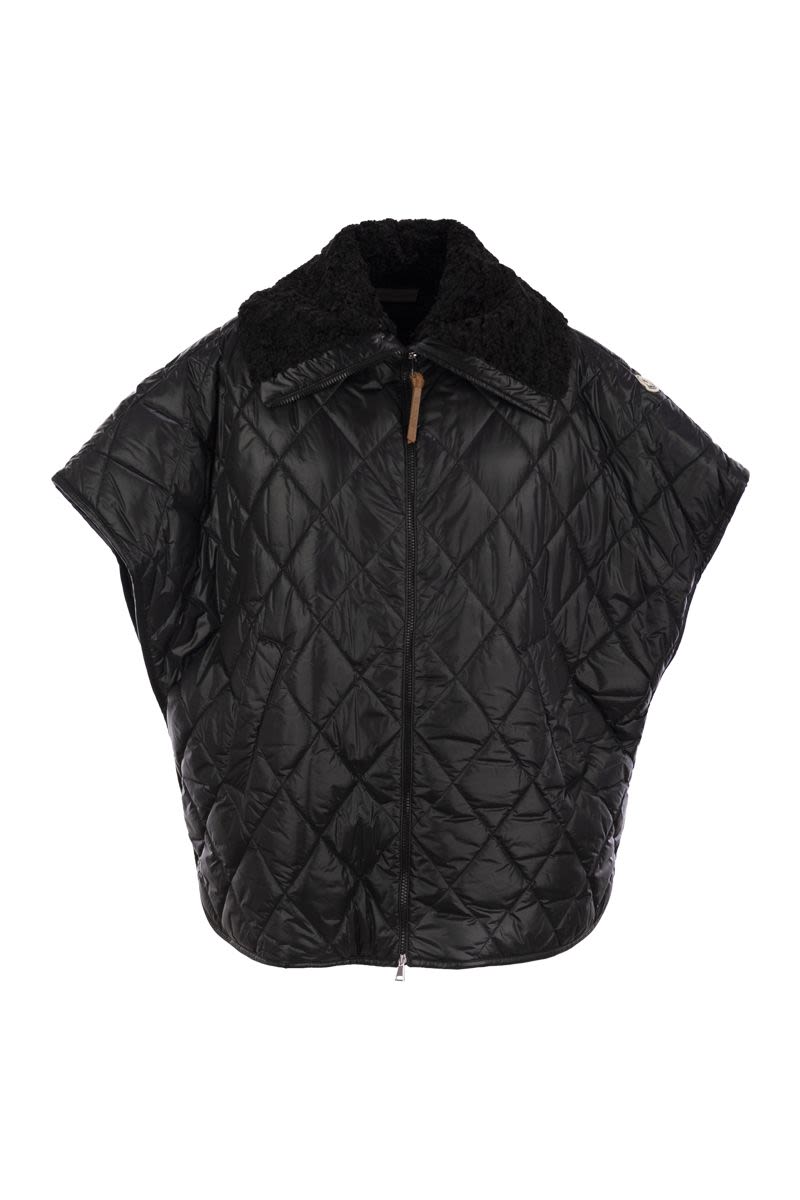 MONCLER Lightweight Padded Cape for Women - Fall/Winter 2024