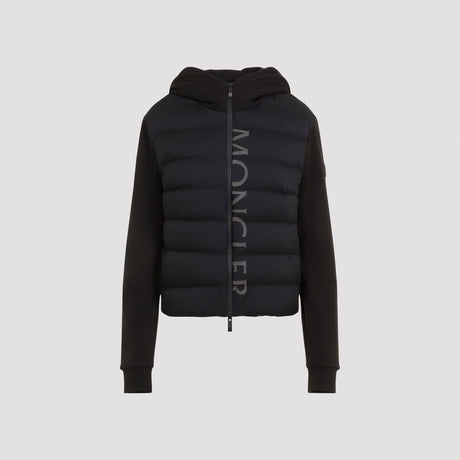 MONCLER Luxurious Black Polyamide Sweatshirt