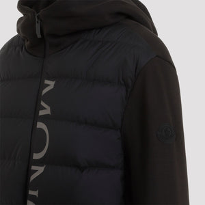 MONCLER Luxurious Black Polyamide Sweatshirt