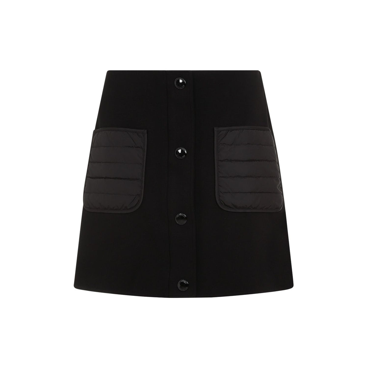 MONCLER Elegant Black Midi Skirt