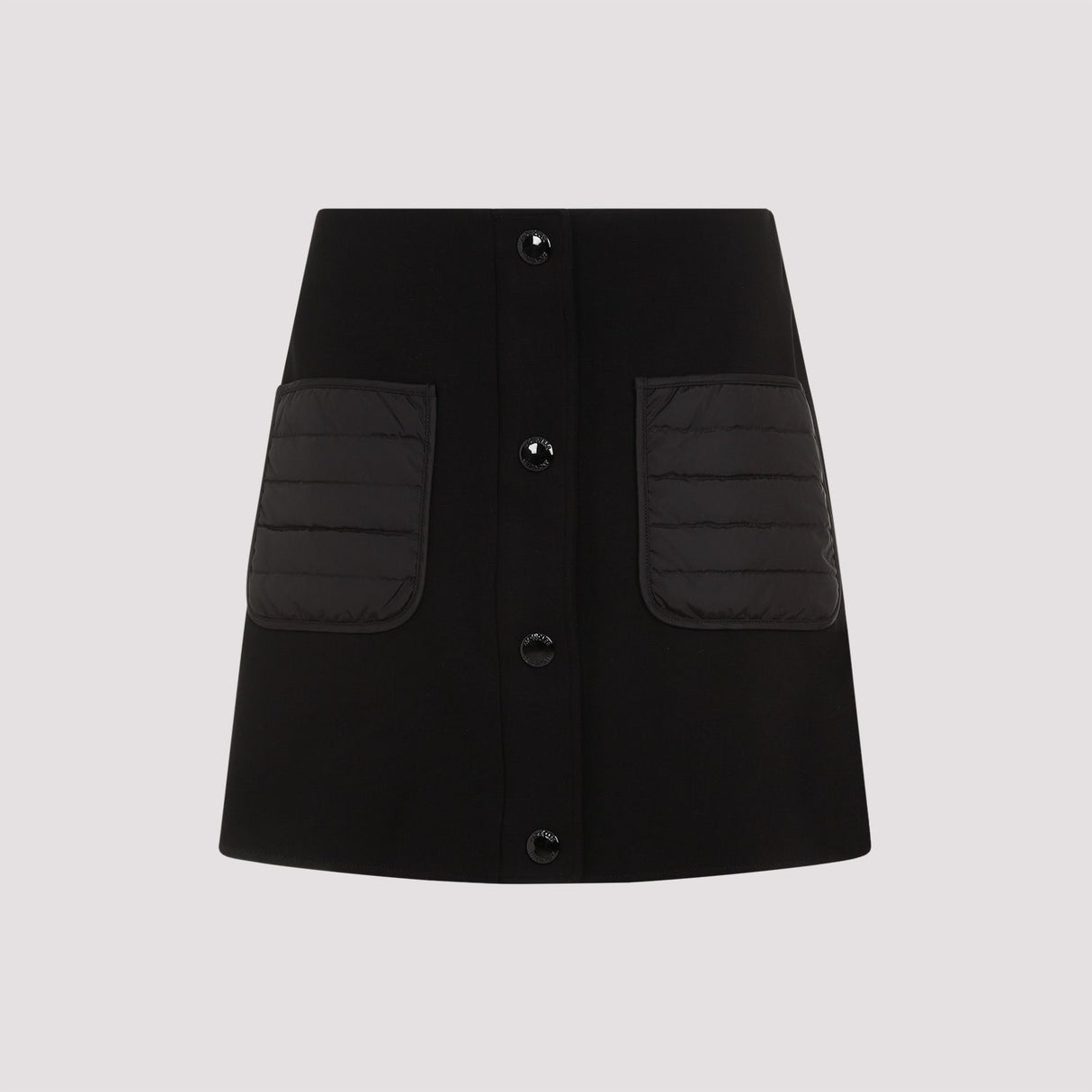 MONCLER Elegant Black Midi Skirt