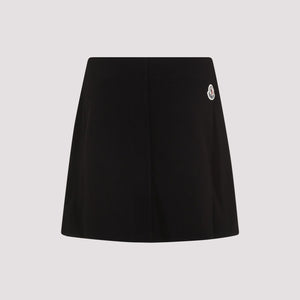 MONCLER Elegant Black Midi Skirt