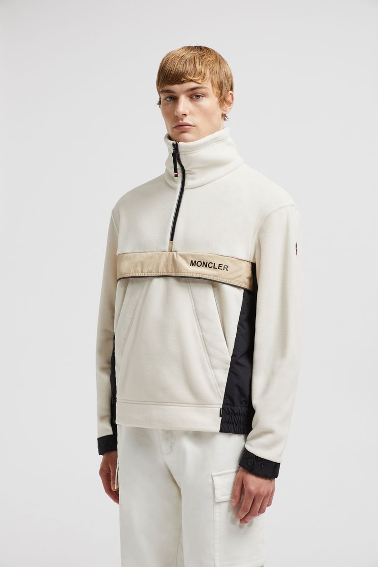 MONCLER Men's Mini Sweatshirt - Light Beige