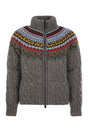 MONCLER GRENOBLE GERLOS - SHORT DOWN JACKET IN WOOL