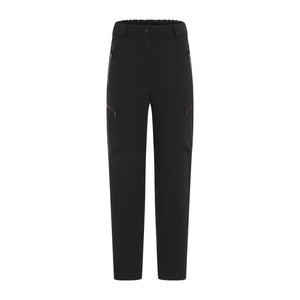 MONCLER GRENOBLE Elegant Stretch Polyamide Trousers in Black