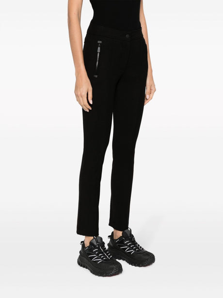 MONCLER GRENOBLE Sporty Black Pants for Women