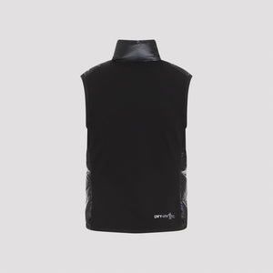 MONCLER GRENOBLE Chic Black Down-Blend Vest