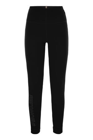 MONCLER GRENOBLE High-Performance Active Leggings with Zip Pocket