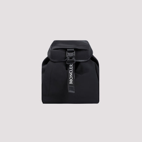 MONCLER Chic Mini Backpack in Black - 22x25x14 cm