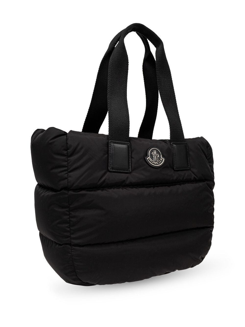 MONCLER Caradoc Mini Tote Handbag with Silver Logo