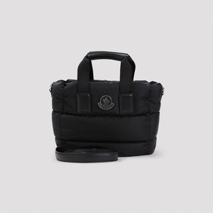 MONCLER Mini Padded Nylon Tote Handbag