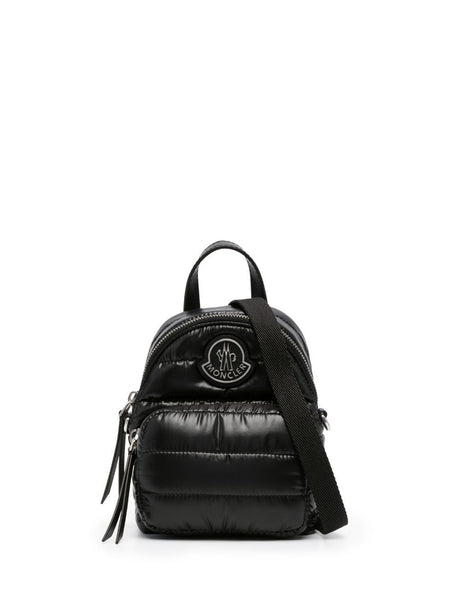 MONCLER Mini Crossbody Bag with Silver Logo