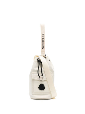 MONCLER Mini Drawstring Handbag with Logo