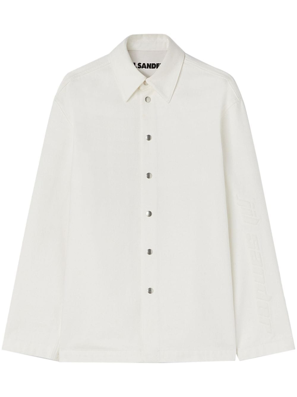 JIL SANDER Stylish Men's White Jacket for 23FW Season