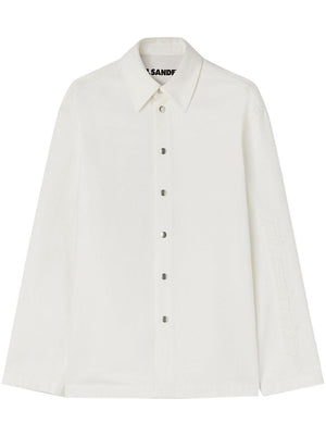 JIL SANDER Stylish Men's White Jacket for 23FW Season