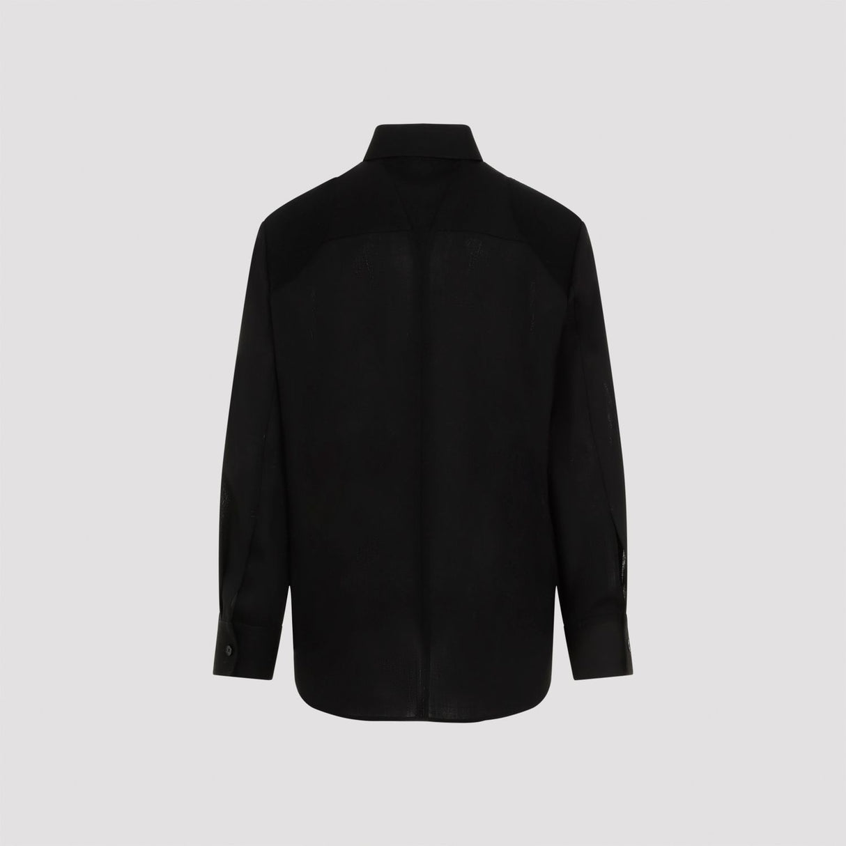 JIL SANDER Virgin Wool Long Sleeve Shirt for Men