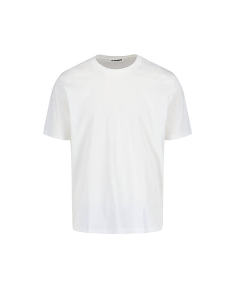 JIL SANDER Short Sleeve Cotton T-Shirt