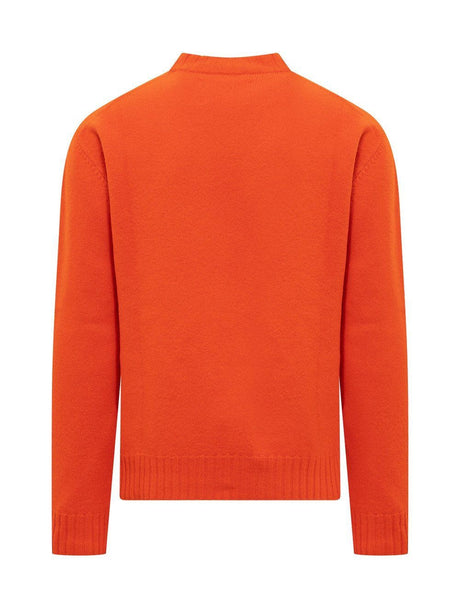 JIL SANDER Men's Crew Neck Pullover Sweatshirt - Fall/Winter 2023