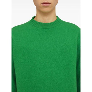 JIL SANDER Elegant Knit Sweater with Round Collar - SS24