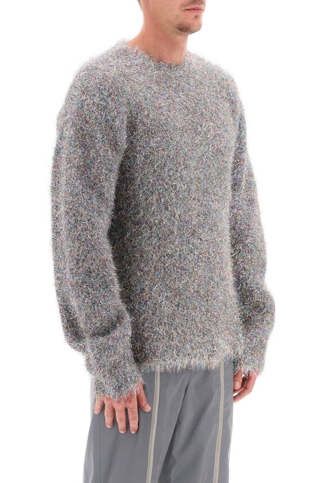 JIL SANDER Multicolored Lurex and Mohair Men's Sweater for Fall/Winter 2023