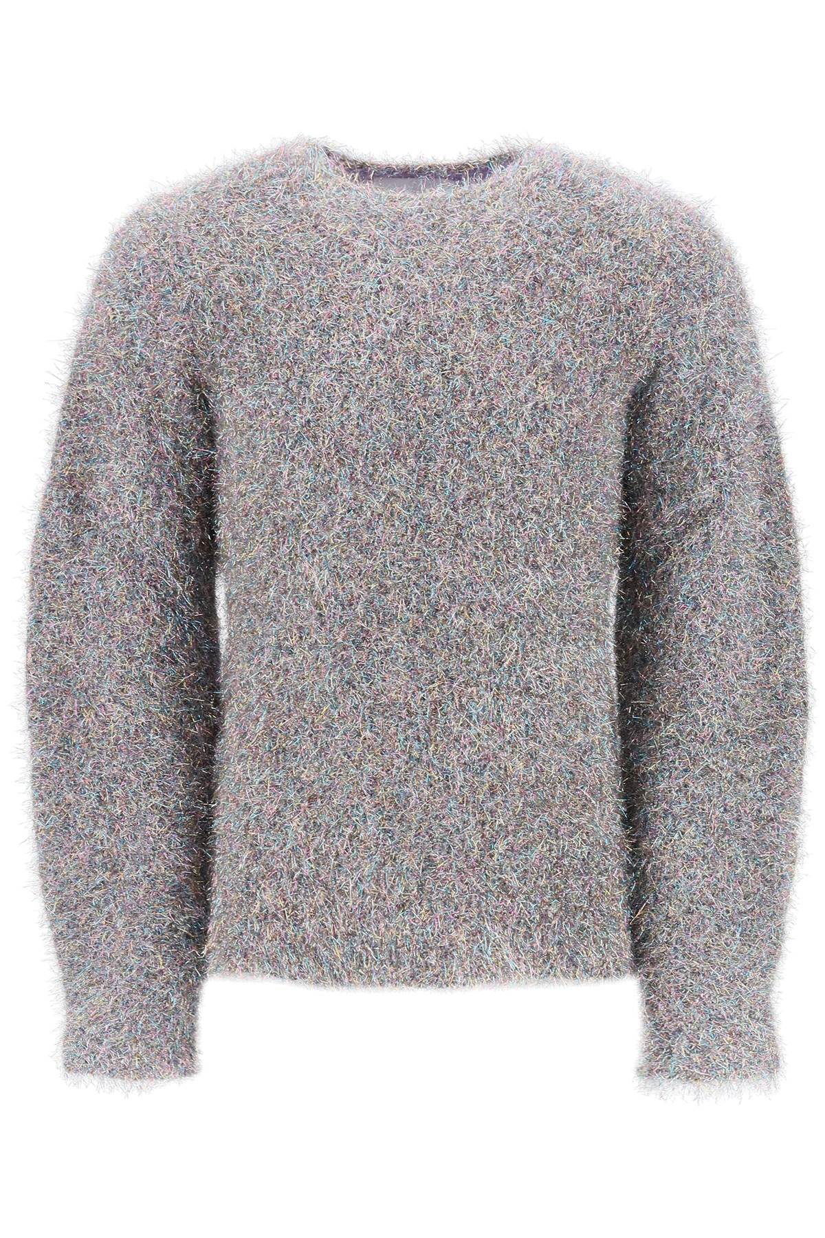 Multicolored Lurex and Mohair Men's Sweater for Fall/Winter 2023