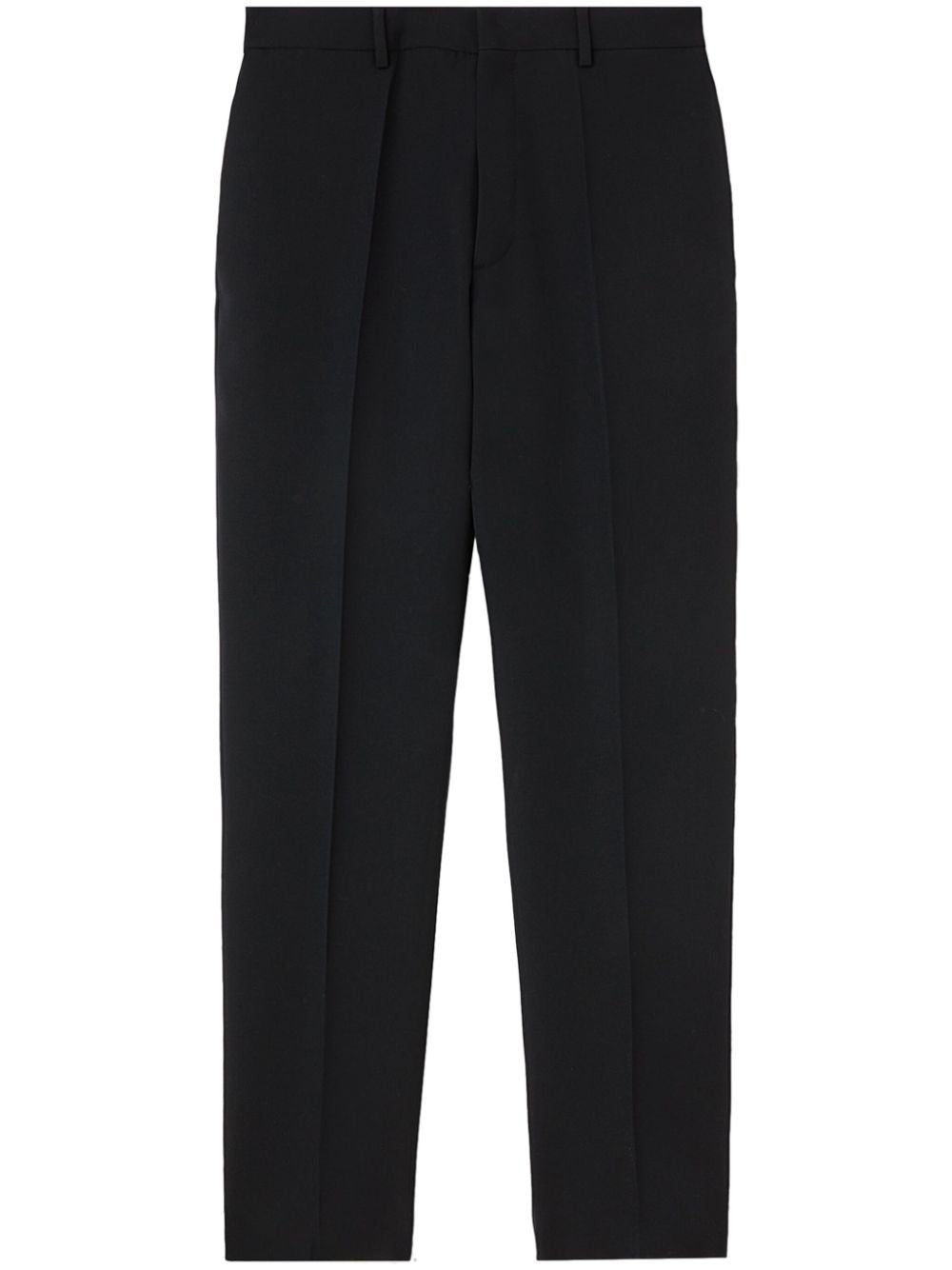 JIL SANDER Elegant Wool Trousers with Cigarette Cut for Men