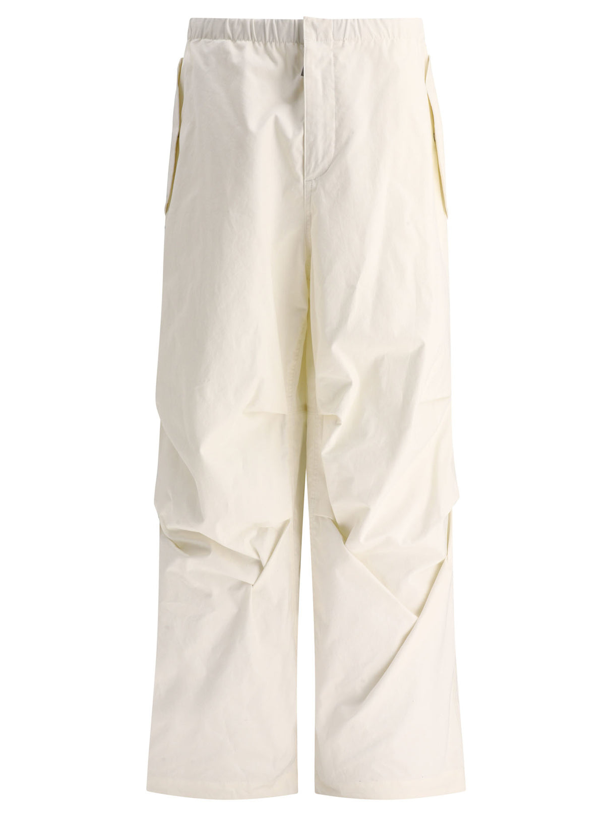 JIL SANDER Men's Oversized Trousers with Knee Pleat for SS24