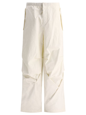 JIL SANDER Men's Oversized Trousers with Knee Pleat for SS24