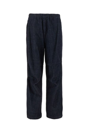 JIL SANDER Women's Blue Cotton Pants for SS24 Collection