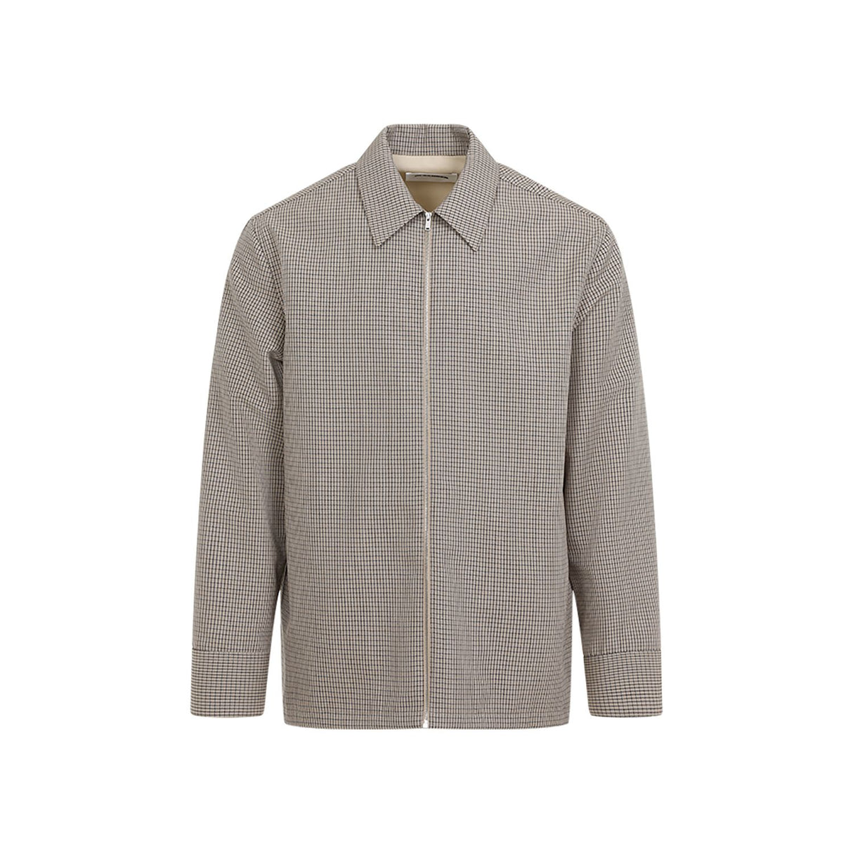 JIL SANDER Luxury Pure Virgin Wool Shirt - Slate Gray