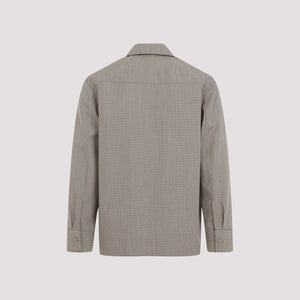 JIL SANDER Luxury Pure Virgin Wool Shirt - Slate Gray