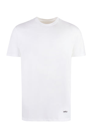 JIL SANDER Men's Ribbed Cotton Crew-Neck T-Shirt