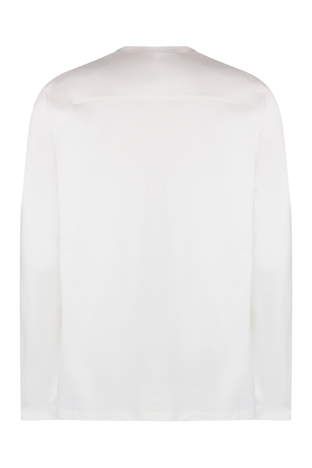 JIL SANDER Men's Cotton Long Sleeve T-Shirt - White