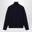 JIL SANDER Men's High Collar Wool Sweater - Straight Cut