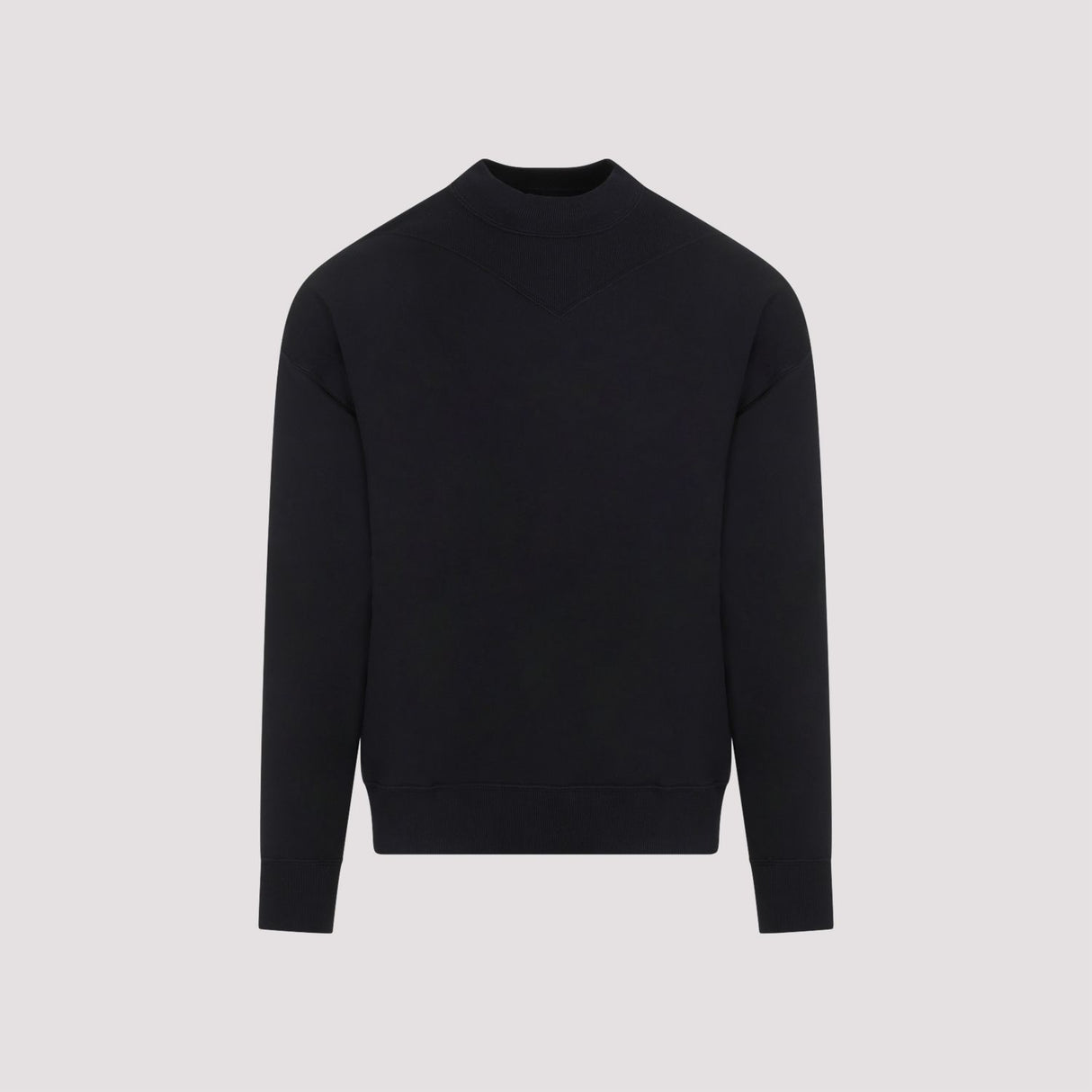 Men's Black Cotton Sweatshirt for SS24