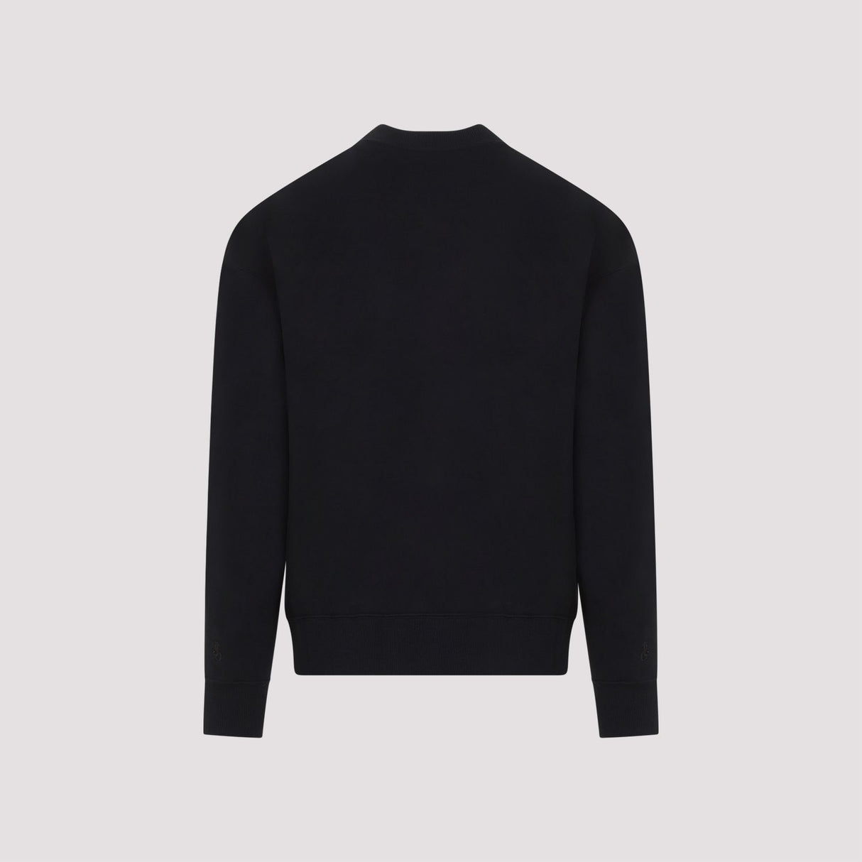 Men's Black Cotton Sweatshirt for SS24