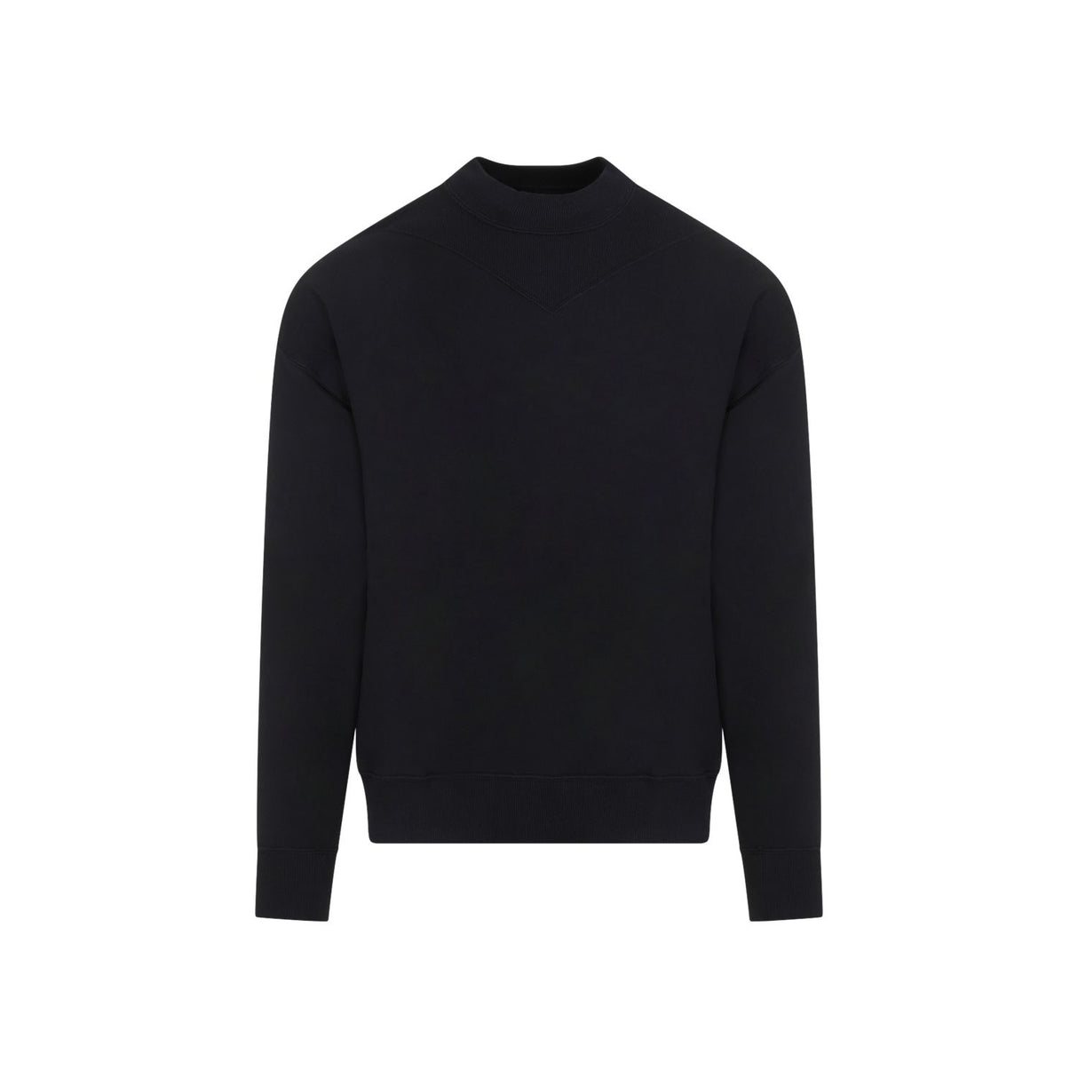 Men's Black Cotton Sweatshirt for SS24