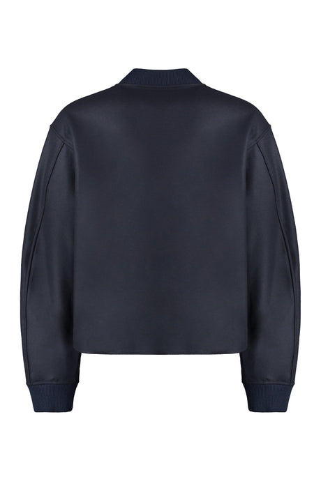 JIL SANDER Navy Blue Wool Blazer for Men - FW23 Collection