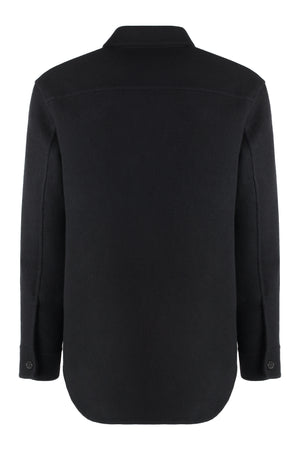 JIL SANDER Elegant Virgin Wool Overshirt