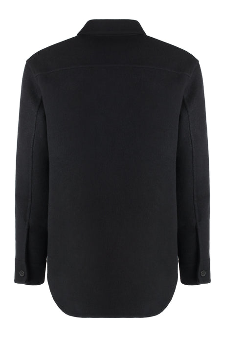 JIL SANDER Elegant Virgin Wool Overshirt